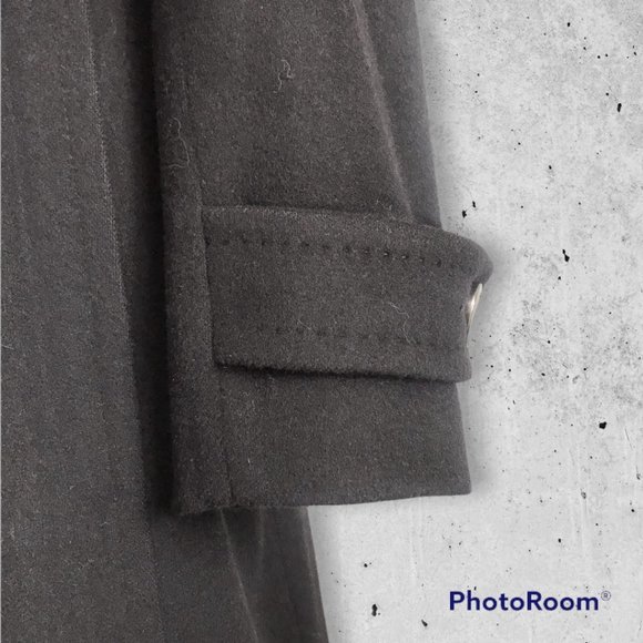 Aritzia Talula Babaton Black Wool Cashmere Blend Coat (L) (Repaired) - Picture 12 of 14